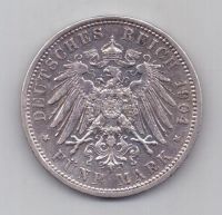 5 марок 1904 г. Баден. Германия