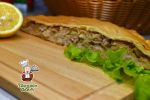 пирог из сдобного теста с капустой и мясом