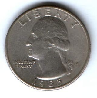 25 центов 1985 г. США