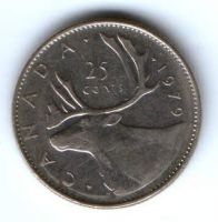 25 центов 1979 г. Канада