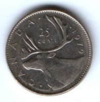 25 центов 1979 г. Канада