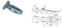 Петля заднего портала 190 мм Zn (Арт: 41051)