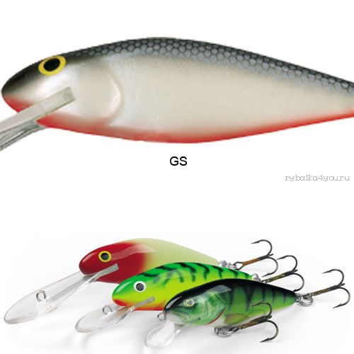 Воблер Salmo PERCH DR 80 цвет GS / до 2,5 м