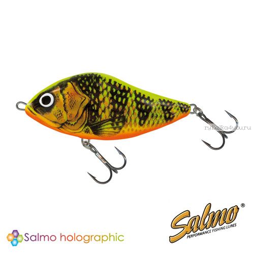 Воблер Salmo SLIDER F 10 цвет GFP / до 1 м