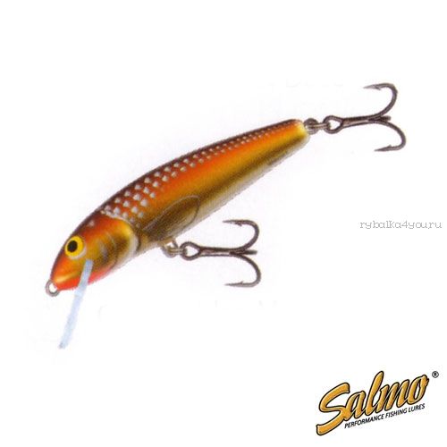 Воблер Salmo MINNOW F 60 цвет GM / до 1 м