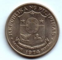 1 песо 1974 г. Филиппины