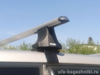 Багажник на крышу Hyundai Tucson без рейлингов, Атлант, аэродинамические дуги