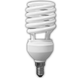 Ecola Spiral 26W 220V E14 6400K 125x53