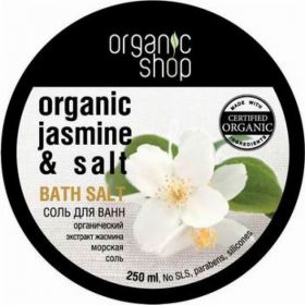 ORGANIC  SHOP. СОЛЬ  ДЛЯ  ВАНН  "КАШМИРСКИЙ  ЖАСМИН"  250 МЛ.