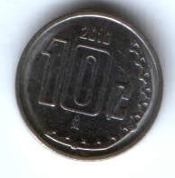 10 сентаво 2010 г. Мексика