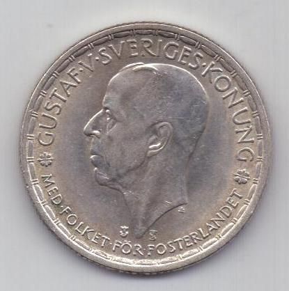 2 кроны 1947 г. Швеция