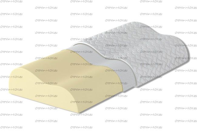 Подушка Memory Elastic Ergonomic Лонакс