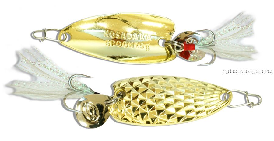 Блесна Kosadaka Pin Spoon 29мм /  2 грамм /  Gold
