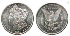 Монета 1 доллар 1890