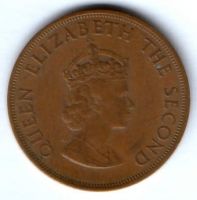 1/12 шиллинга 1960 г. Джерси Великобритания 300 лет династии