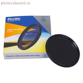 Фильтр Phottix VND Variable Filter 77 mm нейтрально серый, регулируемый