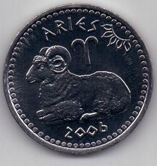 10 шиллингов 2006 года Овен Сомали