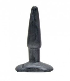 Анальная пробка Platinum Silicone the Li'l end антрацит маленькая 0103-01CDDJ