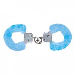 Наручники с мехом Furry Fun Cuffs Pale Blue 9506TJ