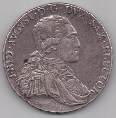 талер 1806 г. Саксония . Германия