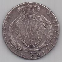 талер 1806 г. Саксония . Германия