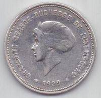 5 франков 1929 г. Люксенбург