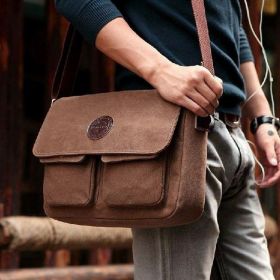 Мужская сумка через плечо VINTAGE CANVAS