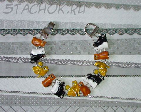Браслет "Котики-3"