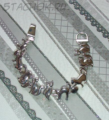 Браслет "Котики-9"