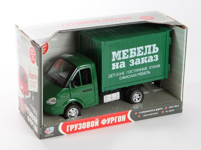 Машина 1:27 Газель Грузовой фургон Мебель