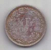 1  2 франка 1879 г. Швейцария