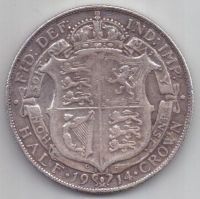 1 / 2 кроны 1914 г. Великобритания