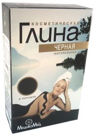 ГЛИНА. КОСМЕТИЧЕСКАЯ  ЧЕРНАЯ  (МЕДИКОМЕД)  100Г.