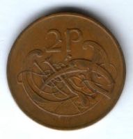 2 пенса 1985 г. Ирландия