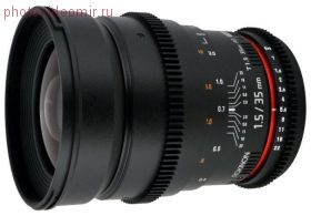 Объектив Samyang 35mm T1.5 ED AS UMC VDSLR Canon EF