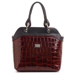 2986 FIATO крокодил верос бордо/адрия чер. (сумка жен.)