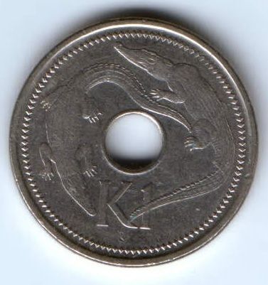 1 кина 2005 г. Папуа Новая Гвинея