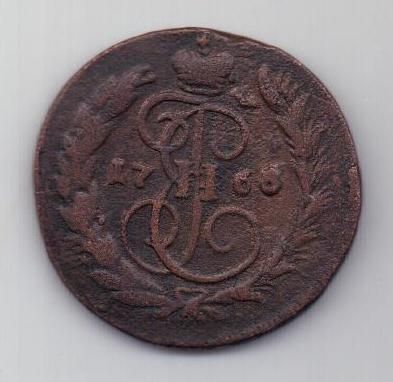 копейка 1766 г. ММ