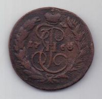 копейка 1766 г. ММ