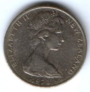 10 центов 1978 г. Новая Зеландия