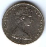 10 центов 1978 г. Новая Зеландия