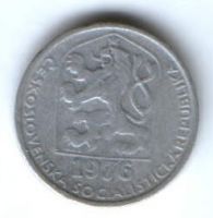 10 геллеров 1976 г. Чехословакия