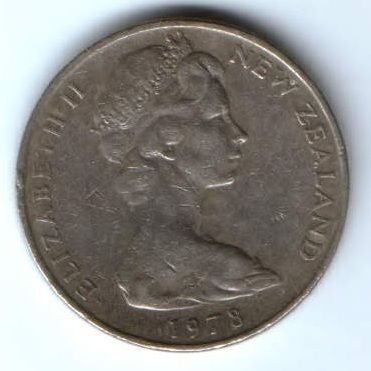 20 центов 1978 г. Новая Зеландия