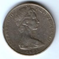 20 центов 1978 г. Новая Зеландия