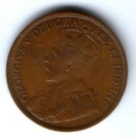 1 цент 1917 г. Ньюфаундленд