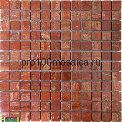 RED  STONE 23х23. Мозаика Anatolian Stone, 305*305 мм (CHAKMAKS)