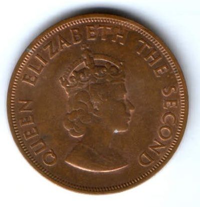 1/12 шиллинга 1960 г. Джерси Великобритания 300 лет династии