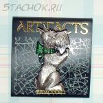 Брошь "Скотч-Терьер с бантом" под олово/эмаль