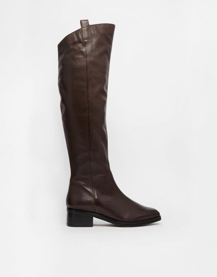 Кожаные сапоги ASOS CALIFORNIA LOVE