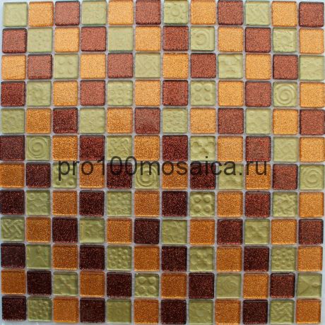 F18.48.55. Мозаика серия GLASS,  размер, мм: 300*300 (КерамоГраД)